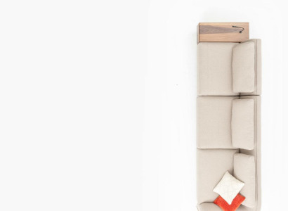 Bequemes 5-Sitzer Sofa in schlichtem Beige und modernem Design